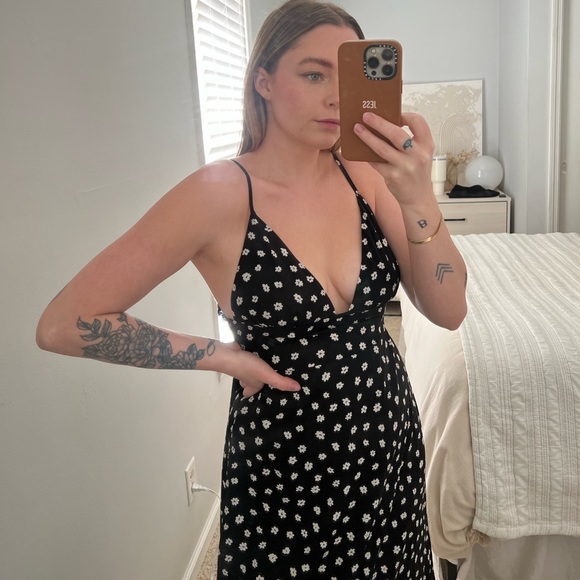 The Native One Floral Midi Tank Dress Gently Worn - Picture 3 of 5